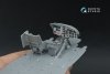 Quinta Studio QDS-35158 UH-1B 3D-Printed & coloured Interior on decal paper (Trumpeter) (Small version) 1/35